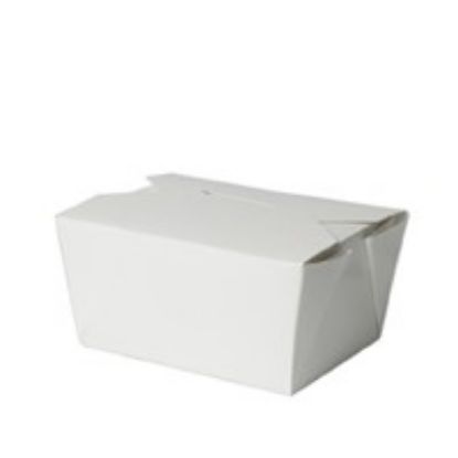 Picture of BIOPAK NO 8 KRAFT BOX WHITE 150x120x65mm x 50