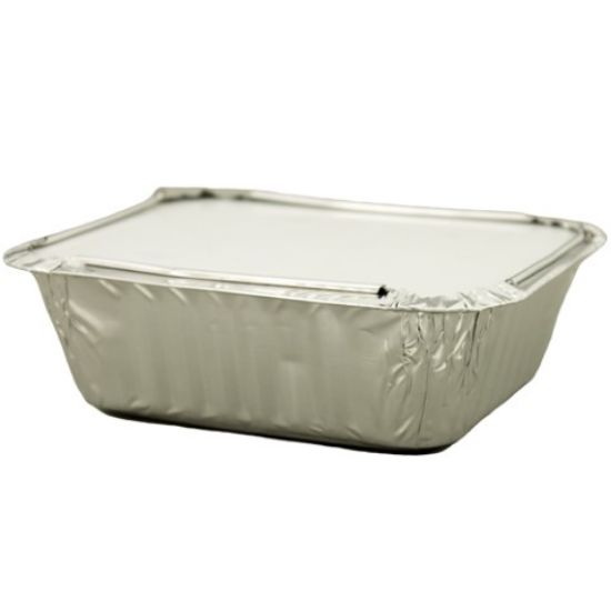 Picture of CATERPACK SMALL FOIL FOOD TRAY & LID 12.5x10cm x 46