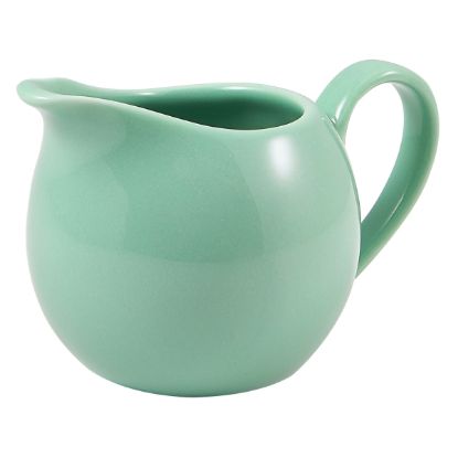 Picture of GENWARE PORCELAIN GREEN MILK JUG 14CL 5oz (6)