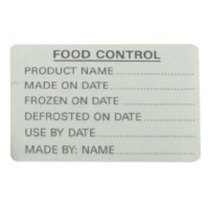 Picture of FOOD CONTROL LABEL (500)