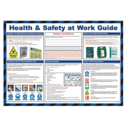 Picture of H/S AT WORK GUIDE SIGN 590MM X 420MM