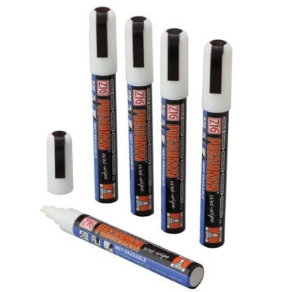 Picture of LIQUID CHALK MARKERS 6mm WHITE (5)