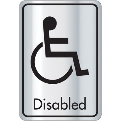 Picture of DISABLED SIGN RIGID ALLUPANEL 128X83MM