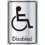 Picture of DISABLED SIGN RIGID ALLUPANEL 128X83MM