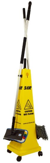 Picture of SYR RAPID RESPONSE KIT INCL CONE RAPID MOP HANDLE SUPER DRYING MOP AND FRAME