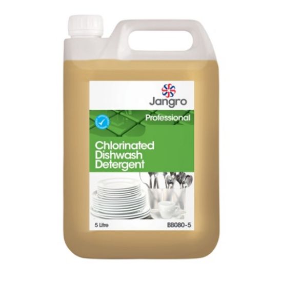 Picture of JANGRO CHLORINATED DISHWASH DETERGENT 5LTR (2) **DG**