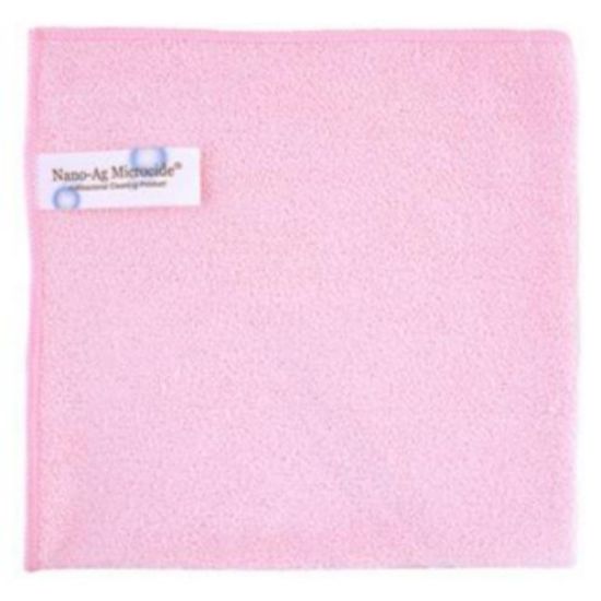 Picture of MICROTEX CLEANING CLOTH 40X40CM PINK (PACK OF 10)