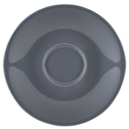 Picture of GENWARE PORCELAIN GREY SAUCER 12CM (6)