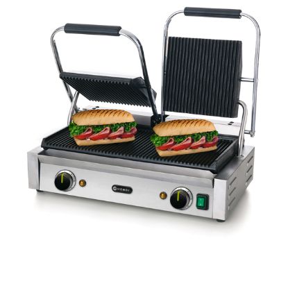 Picture of HENDI DOUBLE CONTACT GRILL RIBBED TOP AND BOTTOM 57x37x21CM ONE YEAR WARRANTY