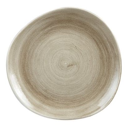 Picture of STONECAST ROUND PLATE 11.25" PATINA ANTIQUE TAUPE (12)