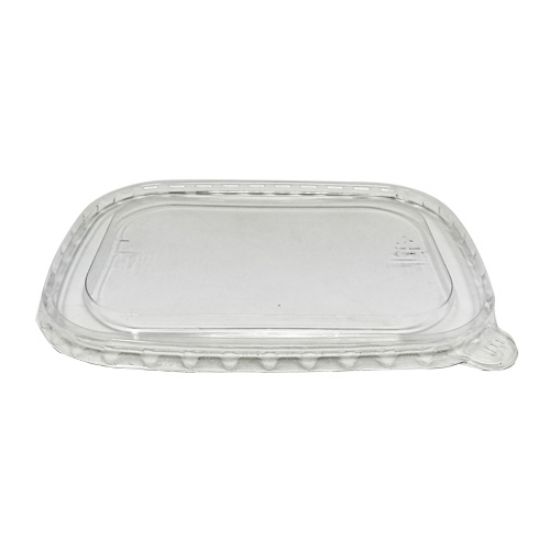 Picture of CLEAR PET RECTANGULAR LID FOR RECTANGULAR KRAFT BOWL 500/750/1000ML (300)