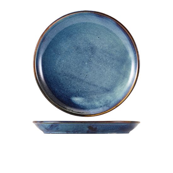 Picture of TERRA PORCELAIN AQUA BLUE COUPE PLATE 30.5CM (6)