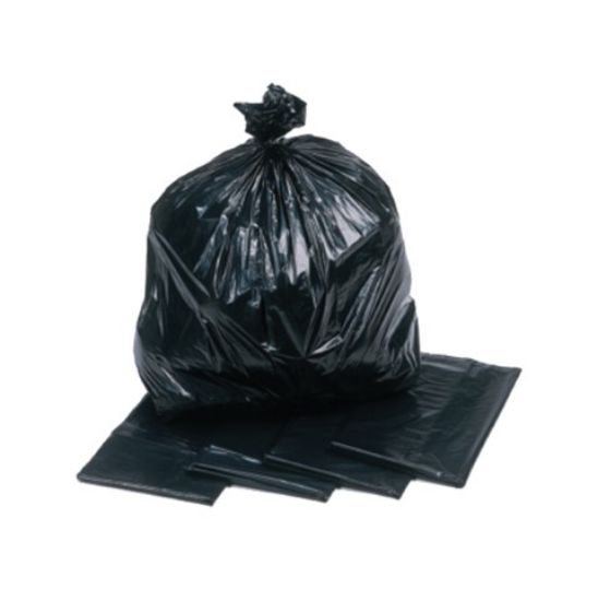 Picture of BLACK REFUSE BAGS 140G 16X25X39" BLACK (200)