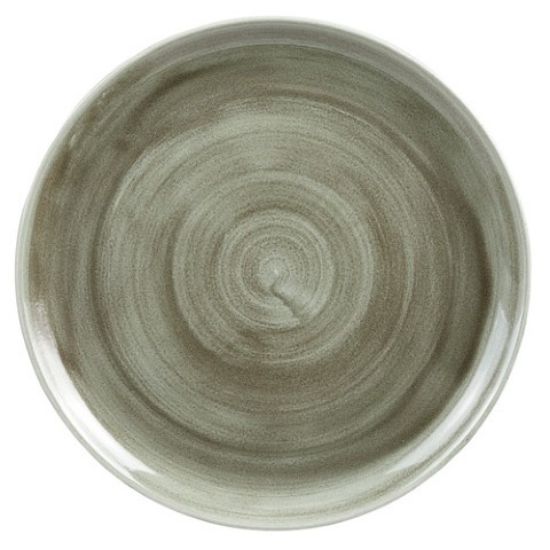 Picture of STONECAST COUPE PLATE 12.75" PATINA BURNISHED GREEN (6)