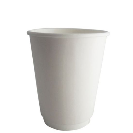 Picture of PAPER DOUBLE WALL HOT CUP 8OZ WHITE (PACK OF 25)