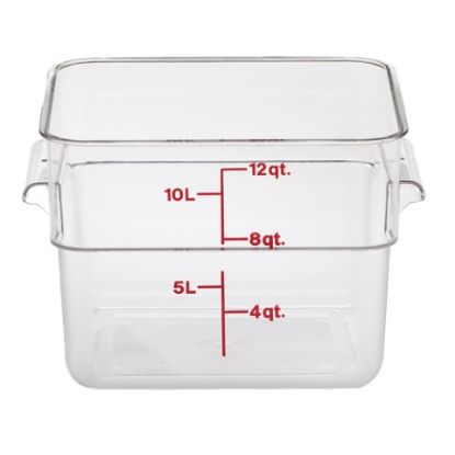 Picture of CAMBRO CAMSQUARES 2QT 1.9LTR POLYCARBONATE FOOD STORAGE CONTAINER 185x185x100