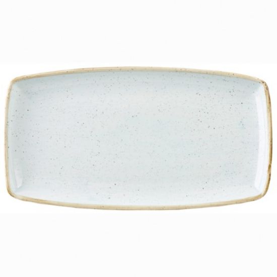 Picture of CHURCHILL STONECAST OBLONG PLATE 14"x 7.25" 35x18.5cm DUCK EGG (CASE OF 6)