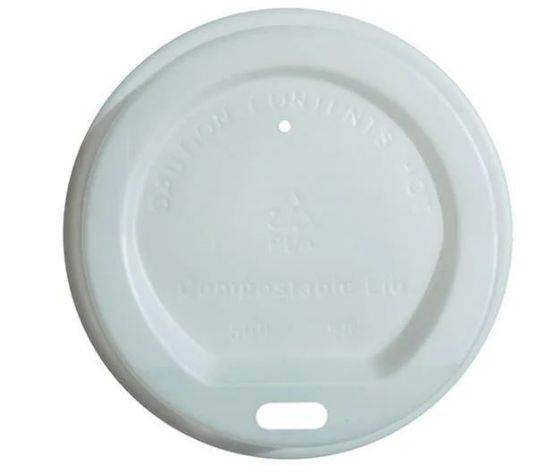 Picture of CASE OF EDENWARE PLA COMPOSTABLE WHITE SIP THRU LID FOR 8oz (1000)