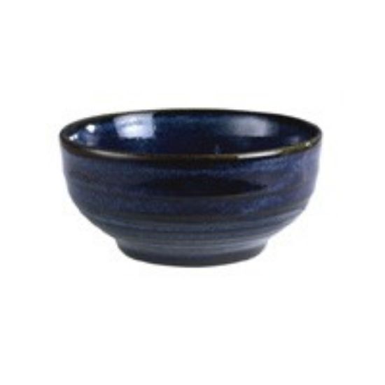 Picture of CHURCHILL BIT ON THE SIDE RIPPLE SNACK BOWL 6oz SAPPHIRE (CASE OF 12)