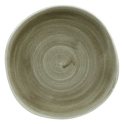 Picture of STONECAST ROUND PLATE 10 3/8" PATINA BURNISHED GREEN (12)