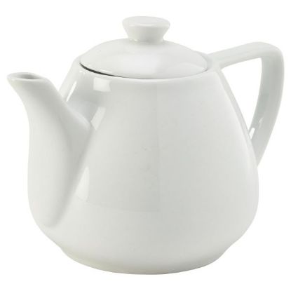 Picture of GENWARE PORCELAIN WHITE CONTEMPORARY TEAPOT 45CL 16oz (6)