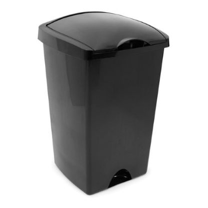 Picture of ADDIS LIFT TOP BIN 50L BLACK