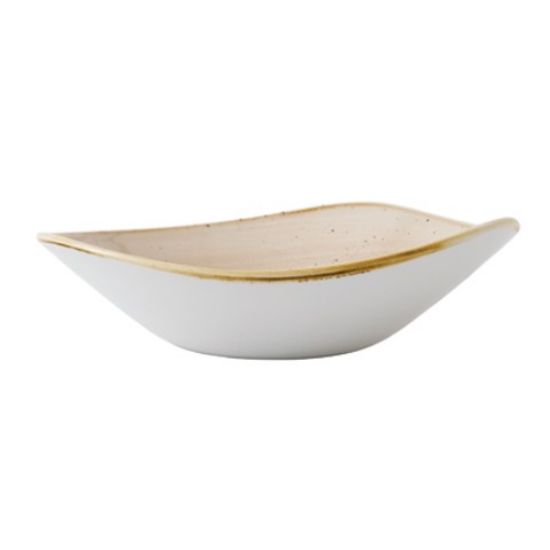 Picture of STONECAST NUTMEG CREAM TRIANGLE BOWL 9.25" 21oz (12)