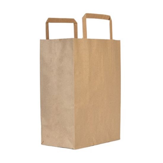 Picture of VEGWARE PAPER CARRIER BAG MEDIUM 10x8.5" 6L (CASE OF 250)