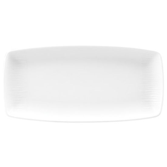 Picture of CASE OF 12 BAMBOO OBLONG PLATE 11.5" WHITE