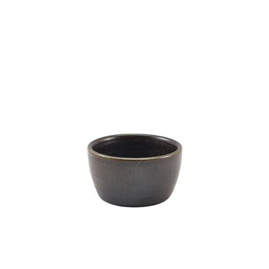 Picture of TERRA PORCELAIN CINDER BLACK RAMEKIN 7CL/ 2.5oz (12)