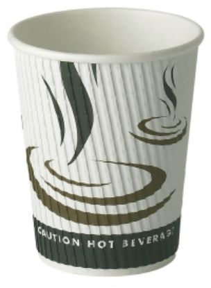 Picture of TRIPLE LAYER PAPER CUP COFFEE DESIGN 8oz (CASE OF 500)