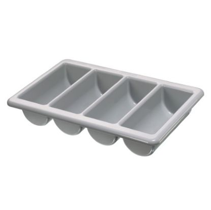 Picture of CUTLERY BIN 4 COMPARTMENT GREY