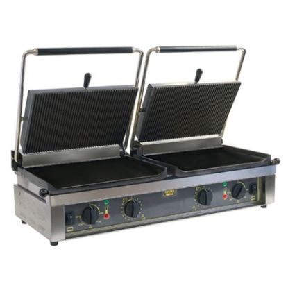 Picture of ROLLER GRILL SINGLE CONTACT GRILL RIBBED/FLAT PANINI L *P