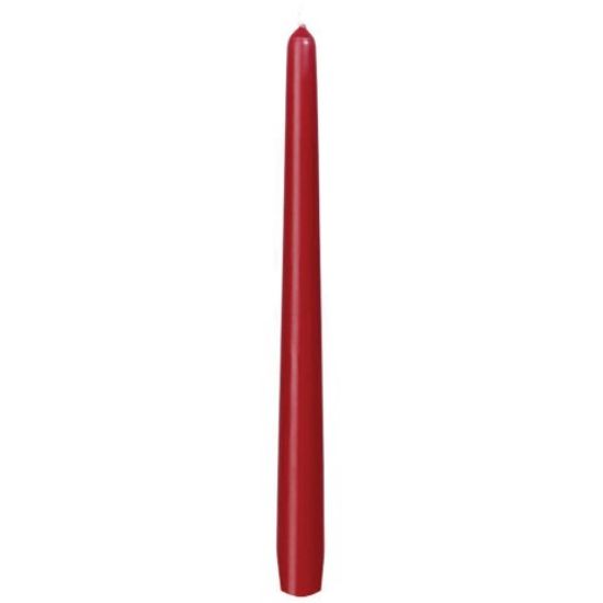 Picture of TAPER CANDLE 10" WINE RED 7.5HR (100)