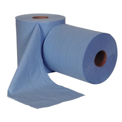 Picture of JANGRO CENTREFEED 2PLY 175MM 150MTR 405sht BLUE RECYCLED (6)