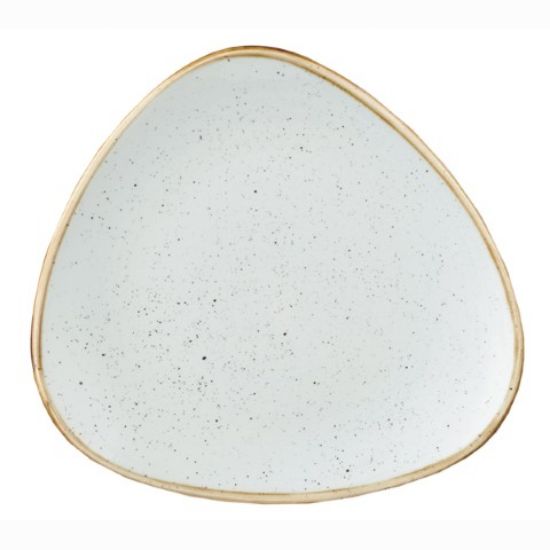 Picture of CHURCHILL STONECAST TRIANGLE PLATE 12.25" 31cm DUCK EGG (CASE OF 6)