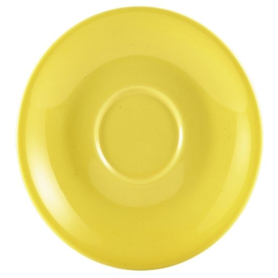 Picture of GENWARE PORCELAIN YELLOW SAUCER 12CM (6)