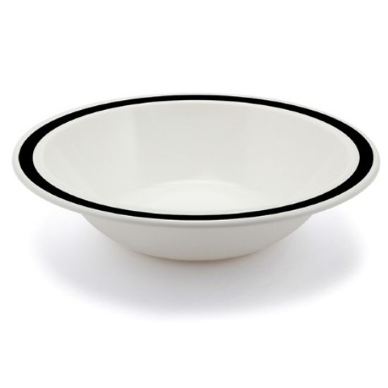 Picture of DUO POLYCARB BOWL 6.75" WITH BLACK RIM (12)