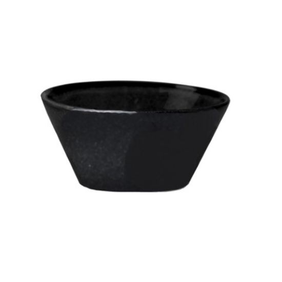 Picture of CASE OF 12 BIT ON THE SIDE  METALLIC BLACK ZEST SNACK BOWL 12 OZ