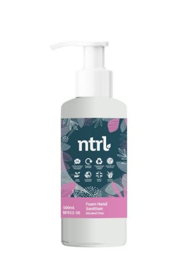 Picture of JANGRO ntrl FOAM HAND SANITISER 500ML (SINGLE)