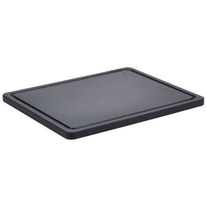 Picture of NON-SLIP BARTENDERS CHOPPING BOARD BLACK  32 x 26cm