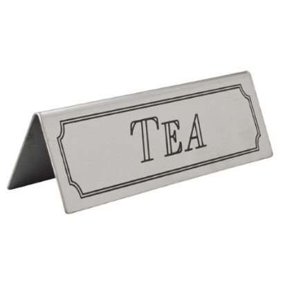 Picture of BUDGET TEA TENT SIGN ST/ST