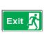 Picture of JANGRO FINAL FIRE EXIT MAN RUNNING RIGHT RIGID 150X300MM