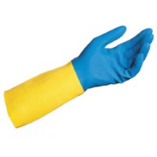 Picture of DUO-MIX GLOVE 10.5" XL BLUE/YELLOW