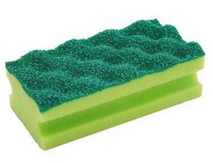 Picture of HI-PUR SPONGE SCOURER GREEN (100)