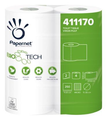 Picture of BIO TECH SINGLE WRAP TOILET TOLL WHITE 2 PLY 48)