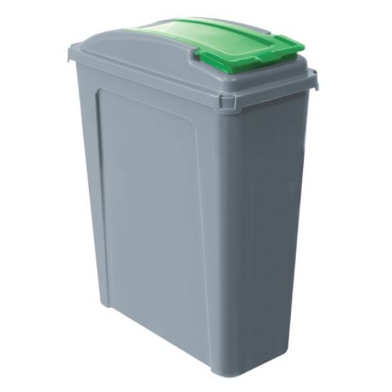 Picture of 25LTR ECO WASTE RECYCLING BIN GREEN