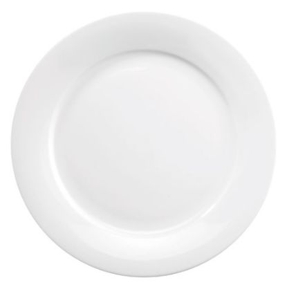 Picture of CHURCHILL MENU MID RIM PLATE 8" WHITE (SINGLE)