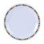 Picture of CHILDRENS MELAMINE PLATE 16CM COLOURED CIRCLES