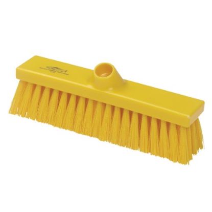 Picture of PREMIER FLAT SWEEPING BROOM MEDIUM 280MM YELLOW